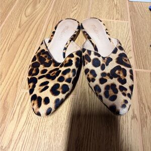 Leopard Print Women's Mules Madewell Size 6.5